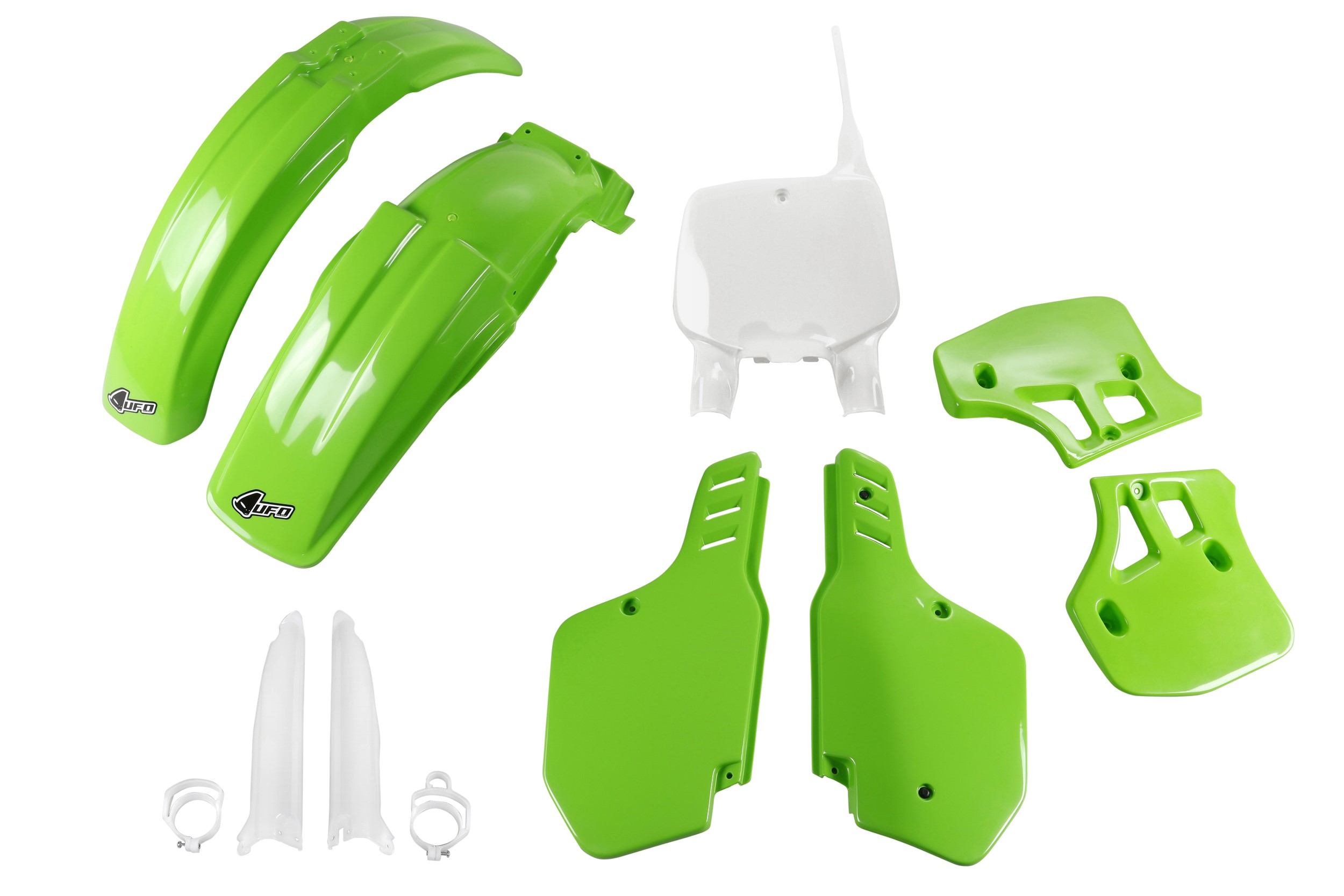 Kit déco Kawasaki KX 500 1996 1999 Kit plastique complet avec protège-fourches