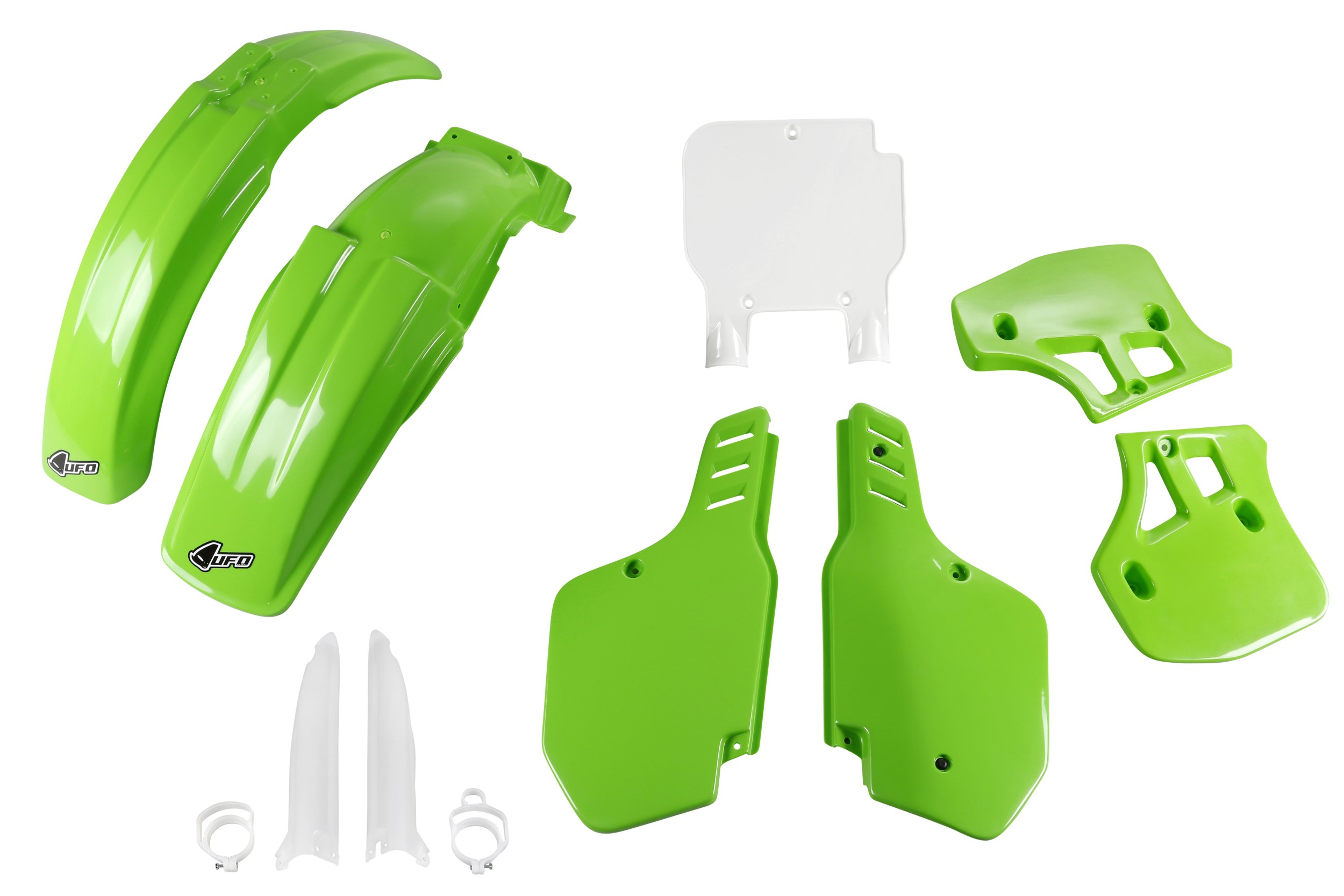 Kit déco Kawasaki KX 500 1993 1995 Kit plastique complet avec protège-fourches
