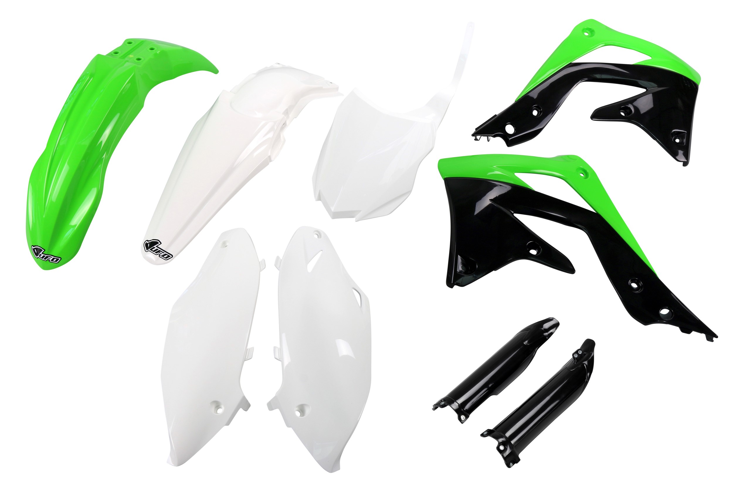 Kit déco Kawasaki KXF 450 2013 2015 Kit plastique complet avec protège-fourches