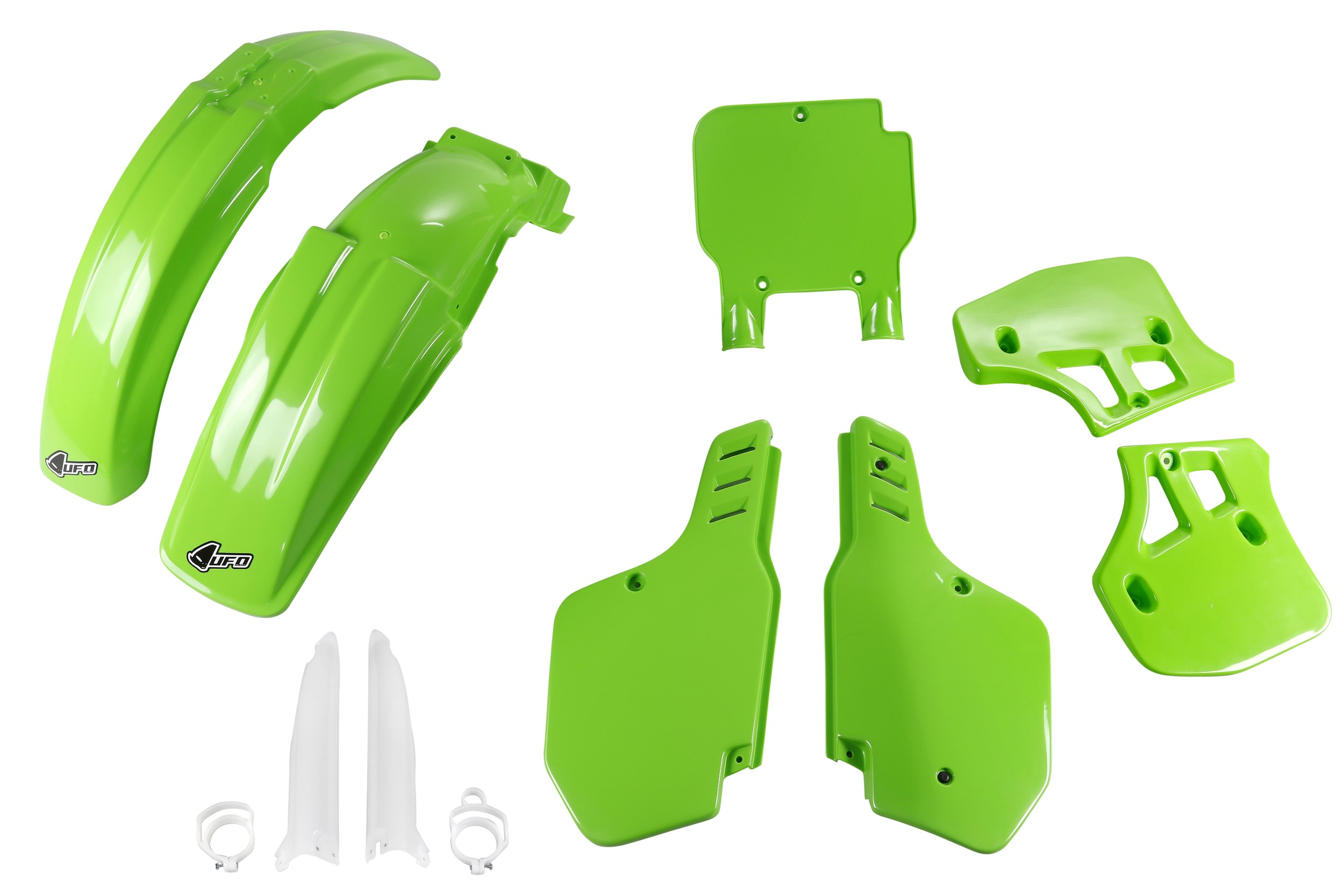 Kit déco Kawasaki KX 500 1993 1995 Kit plastique complet avec protège-fourches