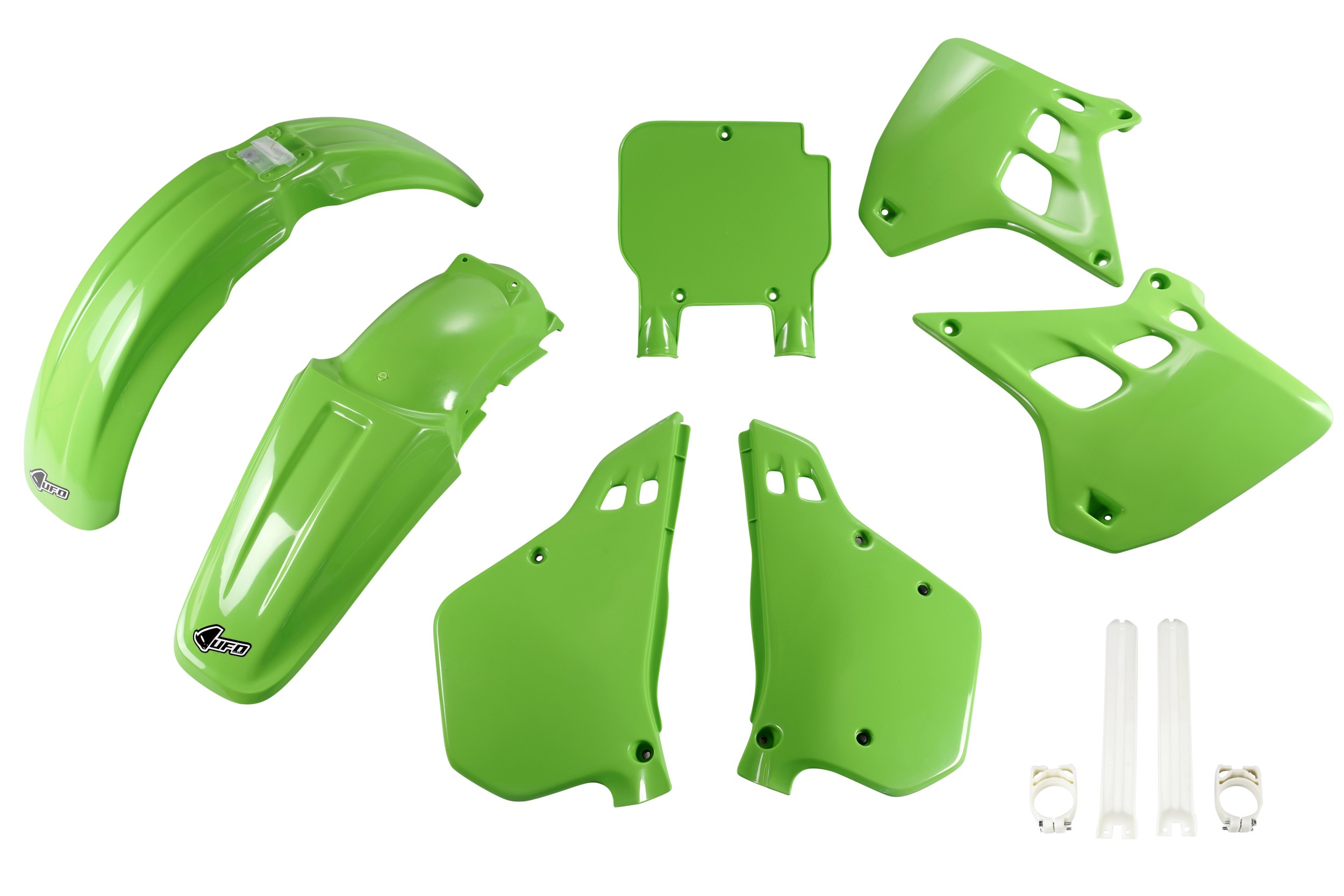 Kit déco Kawasaki KX 250 1990 1991 Kit plastique complet avec protège-fourches