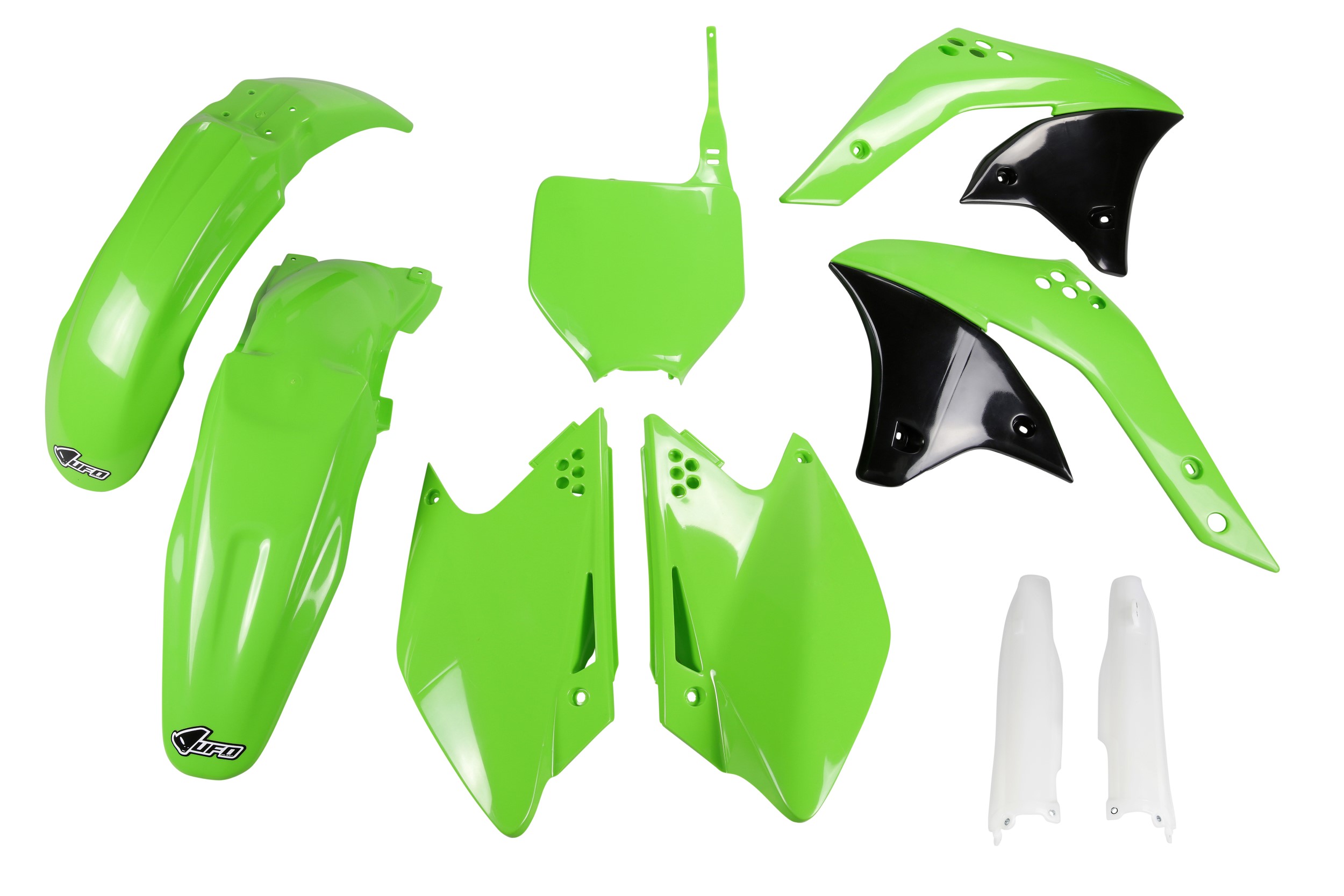 Kit déco Kawasaki KXF 250 2007 2007 Kit plastique complet avec protège-fourches