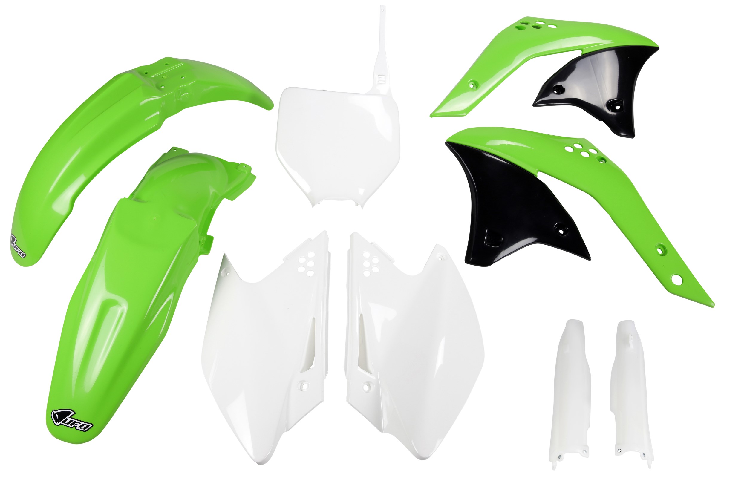 Kit déco Kawasaki KXF 250 2007 2007 Kit plastique complet avec protège-fourches