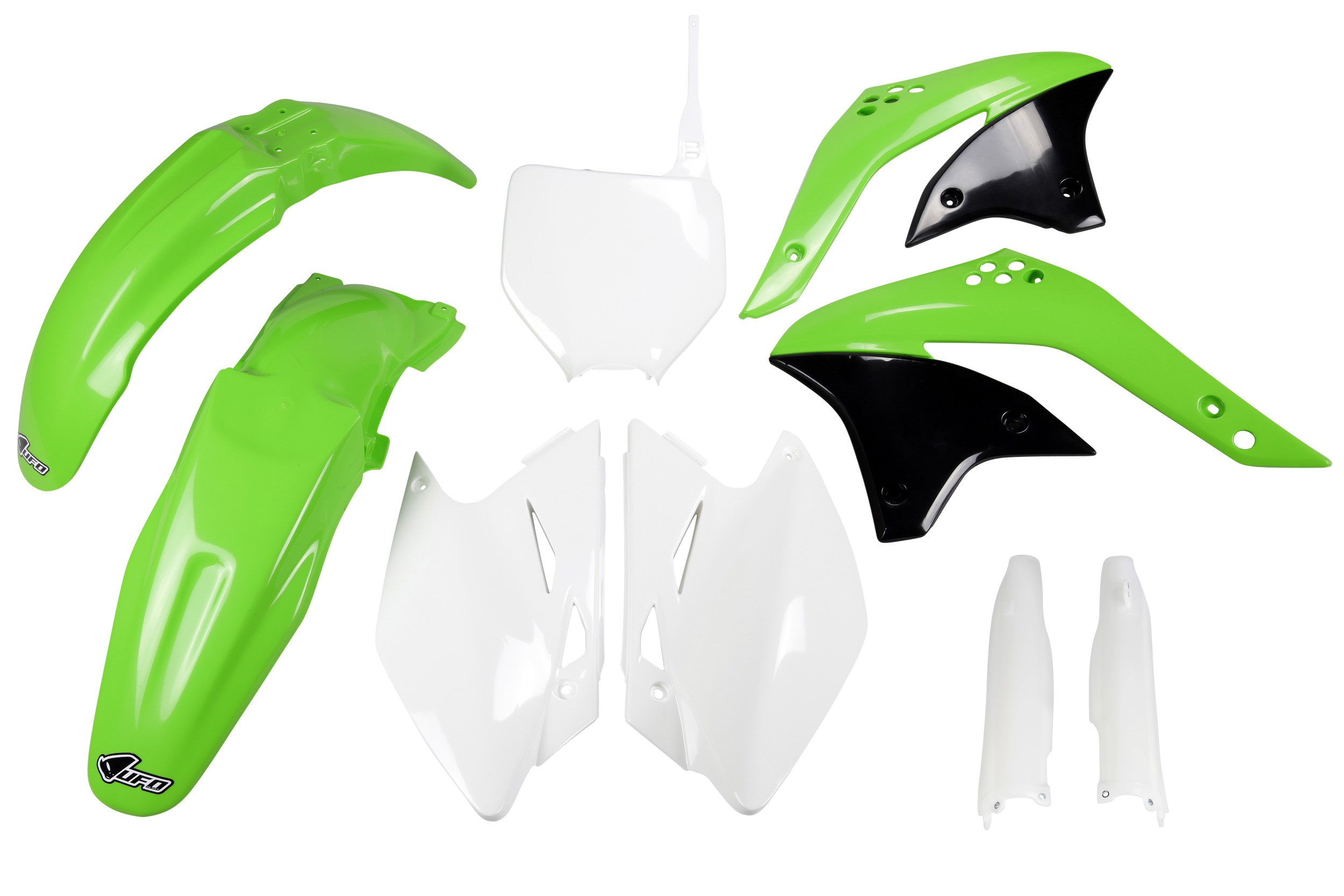Kit déco Kawasaki KXF 450 2007 2007 Kit plastique complet avec protège-fourches