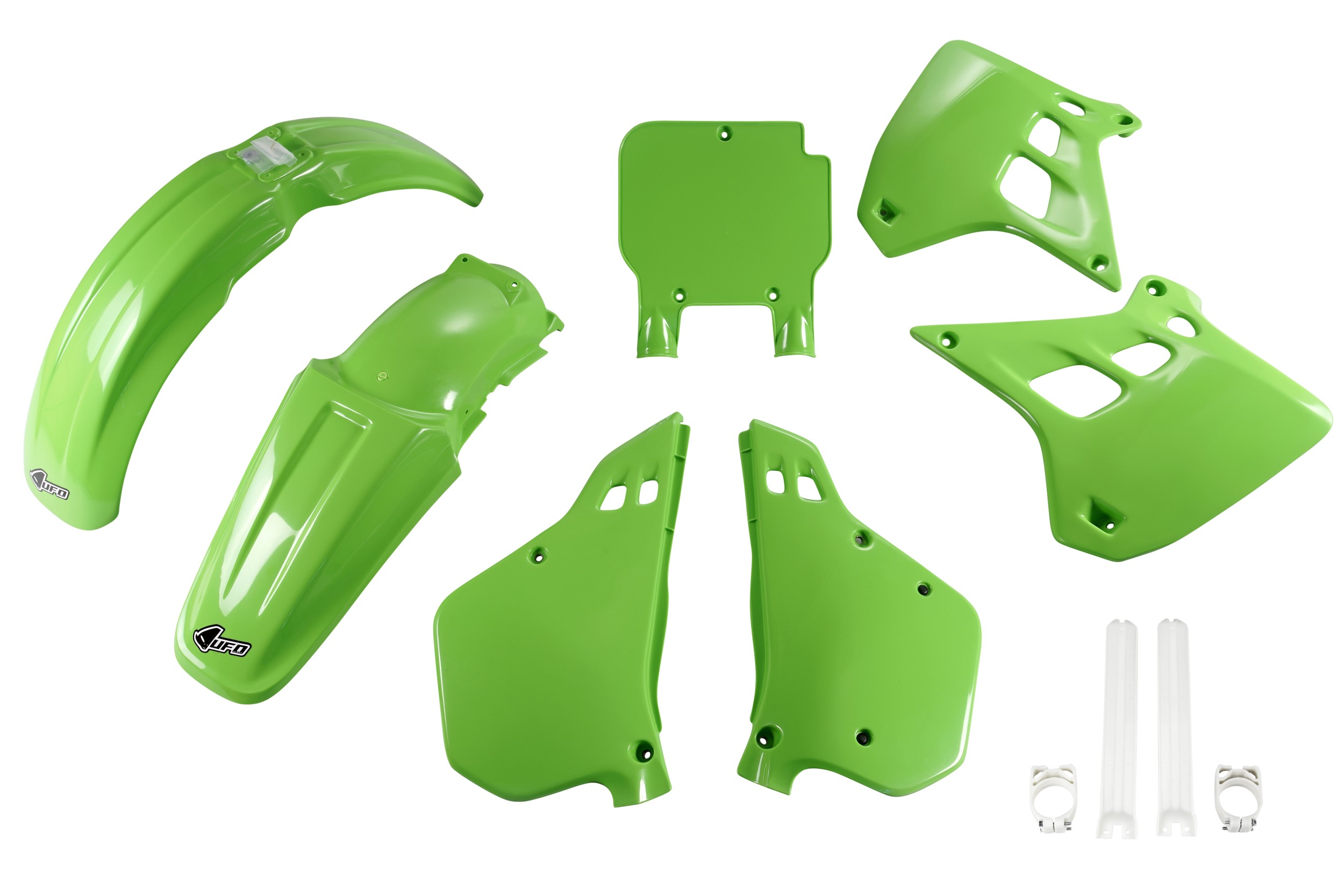 Kit déco Kawasaki KX 250 1990 1991 Kit plastique complet avec protège-fourches