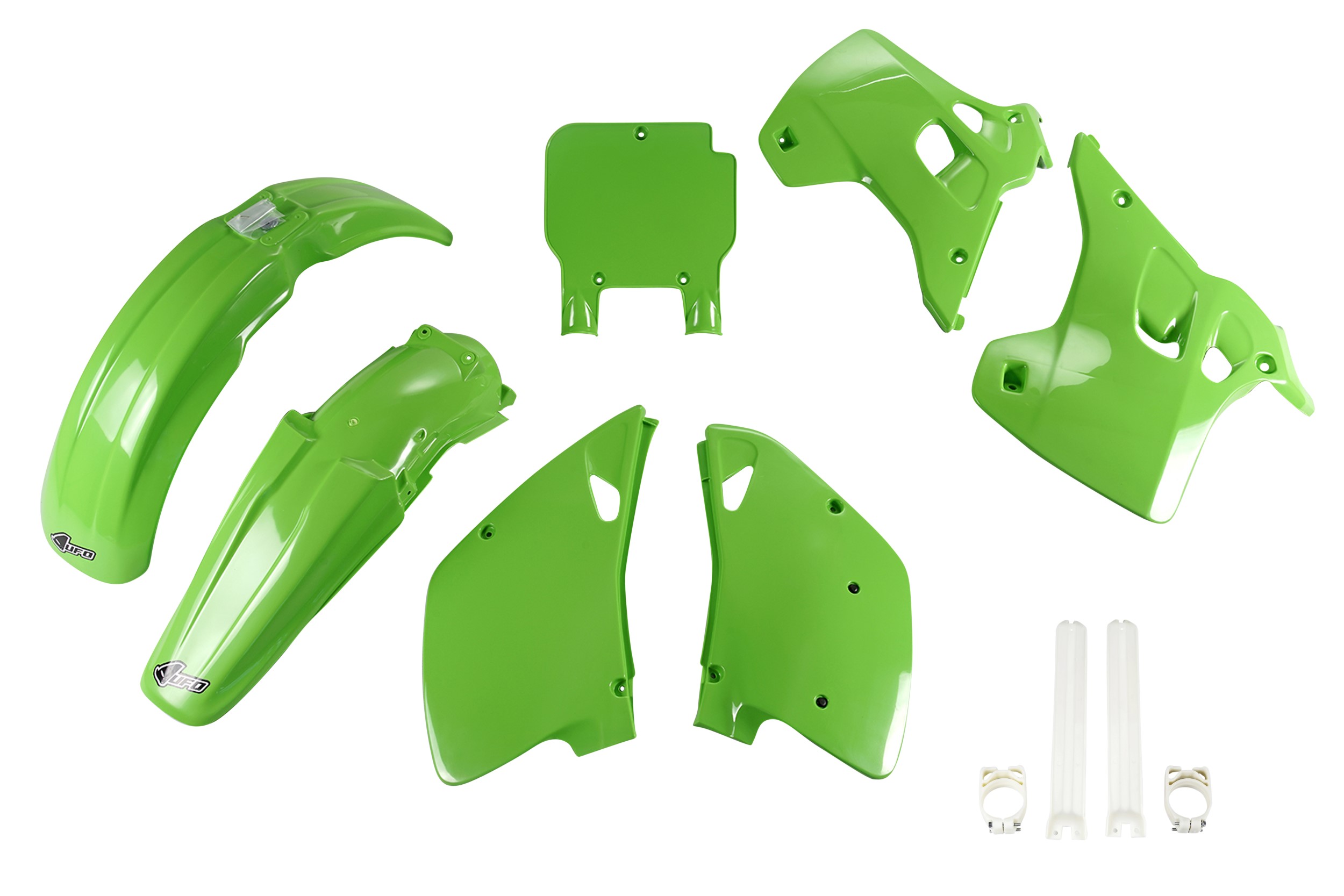 Kawasaki KX 250 1992 1992 Kit plastique complet avec protège-fourches