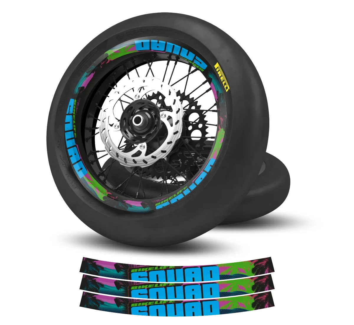 Kit déco Kit Déco de jantes BKLF BIKESQUAD