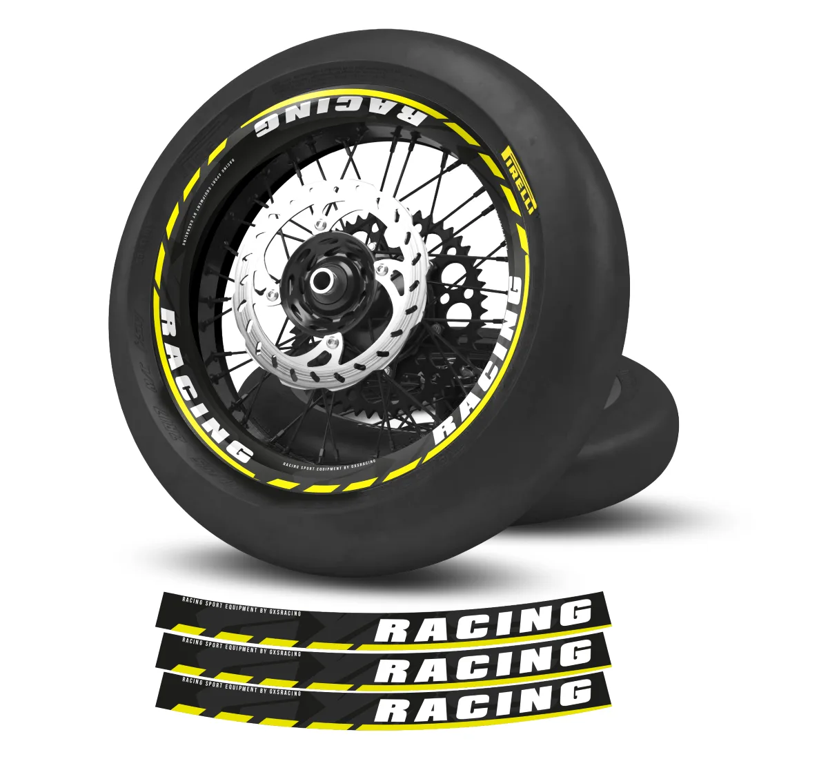 Kit déco Kit Déco de jantes Soft Racing V4