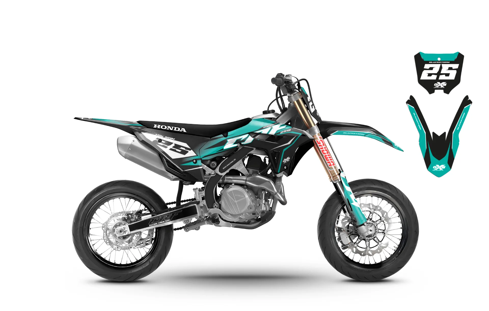 Kit déco Kit déco Honda 450 CRF 2021-2023 BLACKStorm