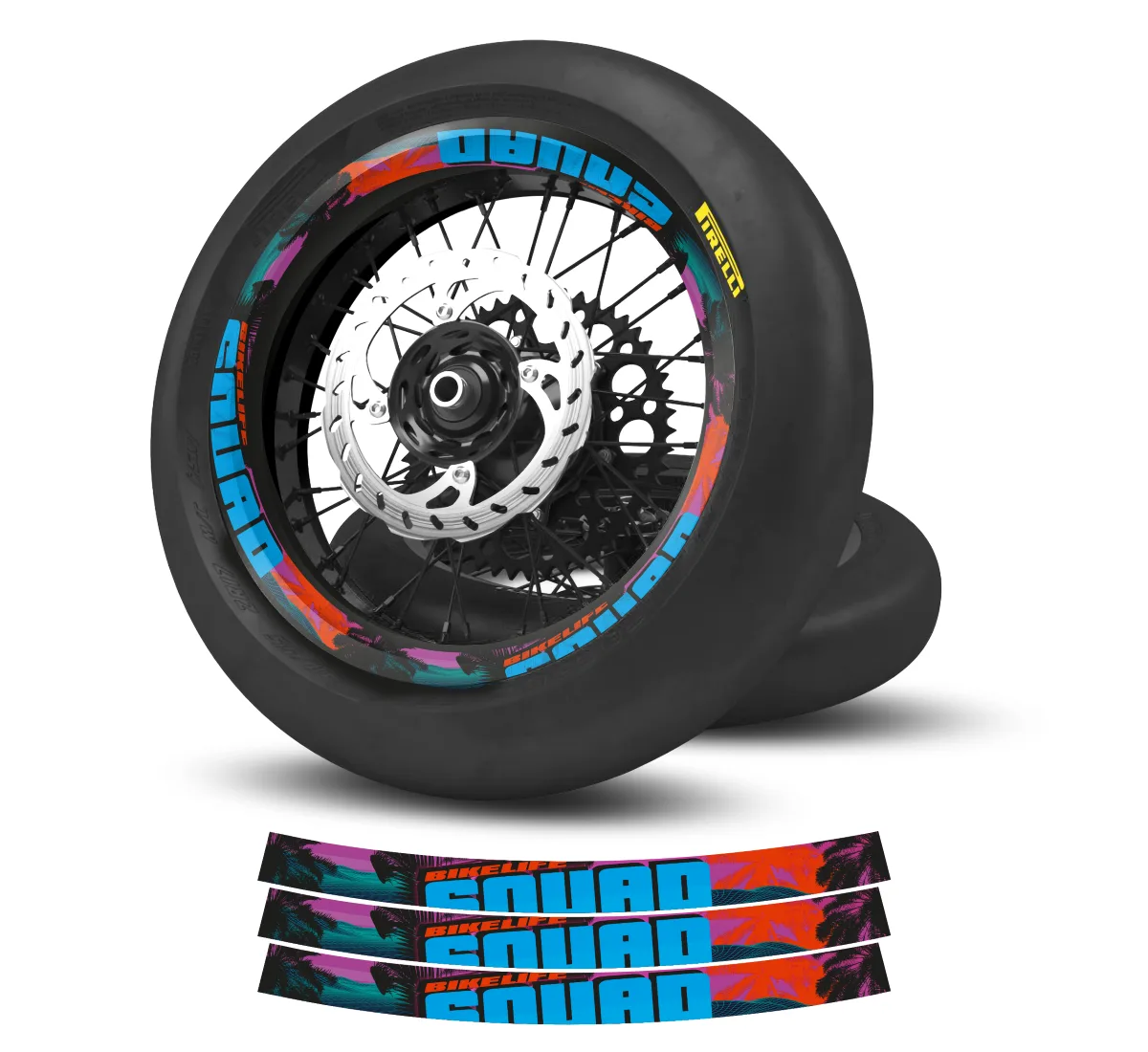 Kit déco Kit Déco de jantes BKLF BIKESQUAD