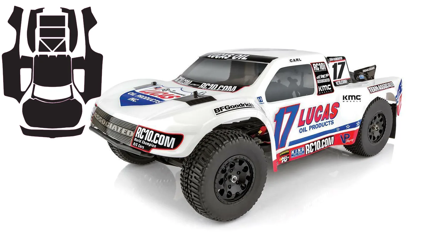 Kit déco KIT Déco TEAM ASSOCIATED SC10