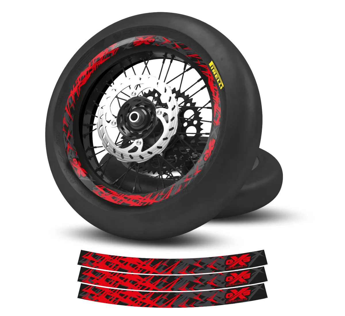 Kit déco Kit Déco de jantes SM Arrow V6