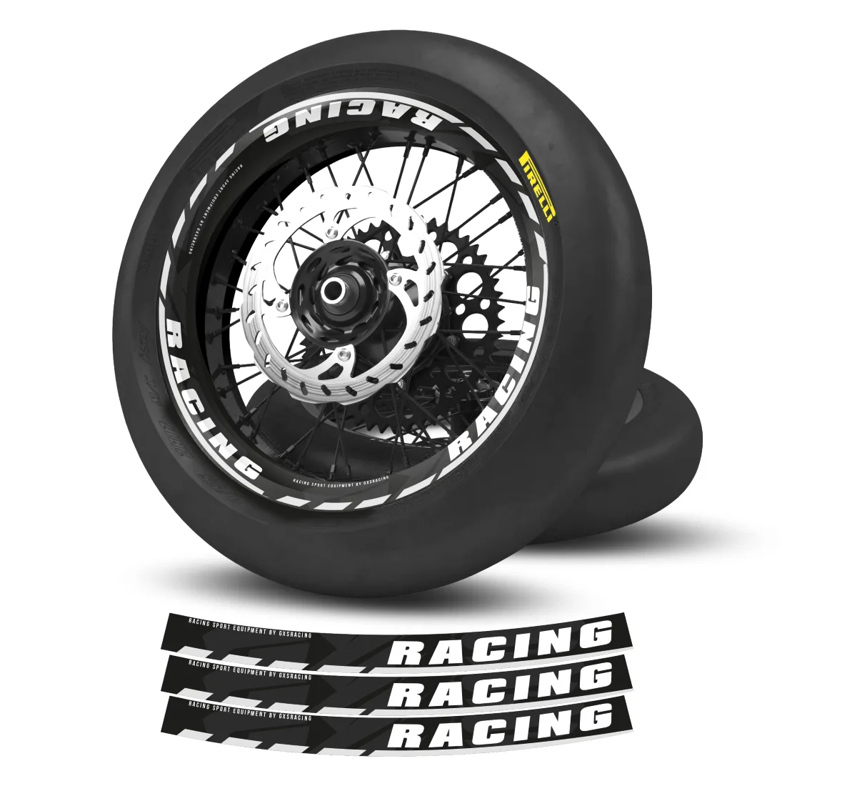 Kit déco Kit Déco de jantes Soft Racing V4