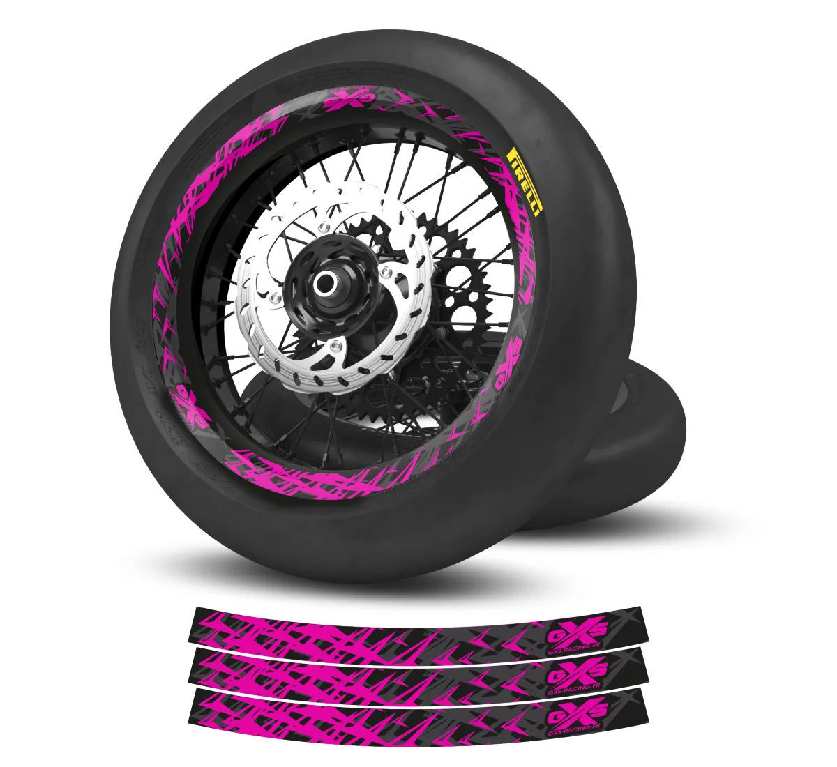 Kit déco Kit Déco de jantes SM Arrow V6