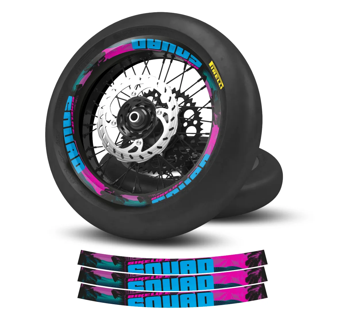 Kit déco Kit Déco de jantes BKLF BIKESQUAD