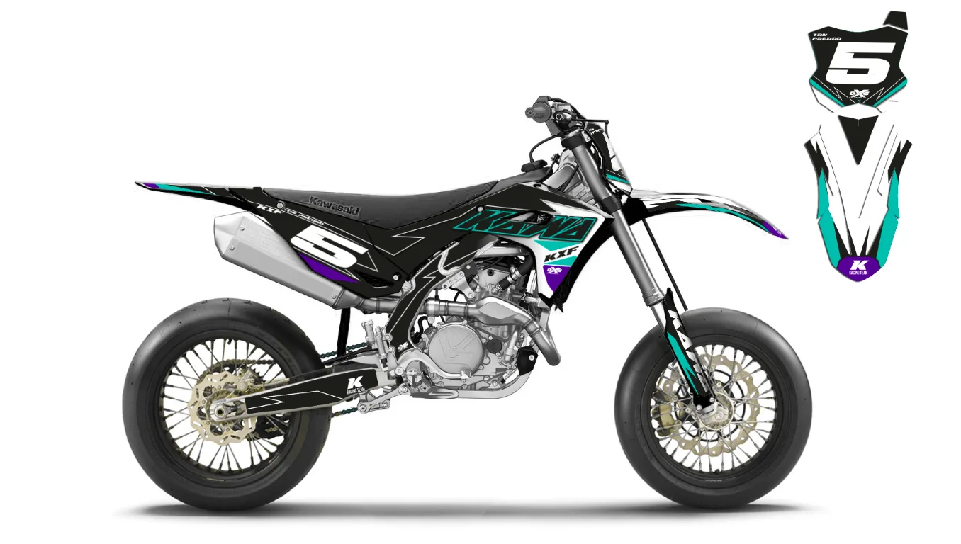 Kit déco Kit Déco Kawasaki 450 KXF 2024-2026 NEWS STYLE