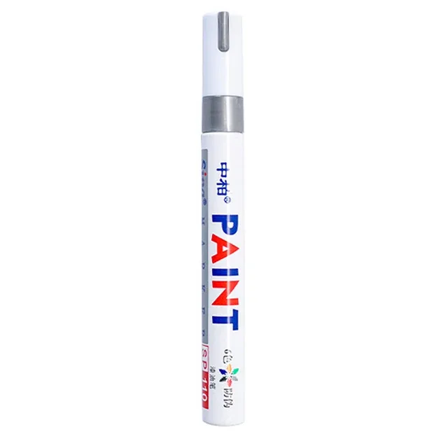 Kit déco Stylo Marquage Pneu Auto/Moto Argent