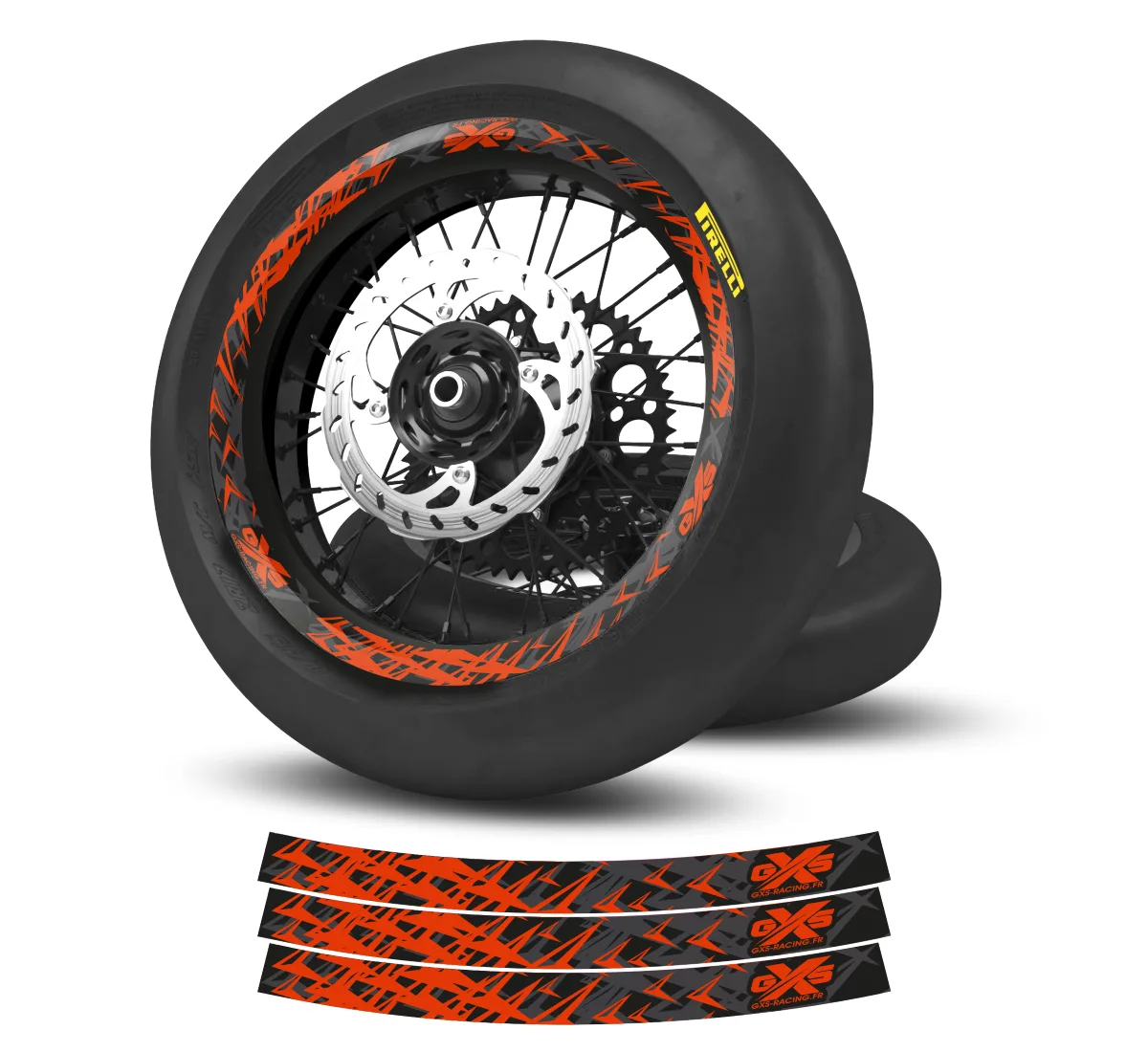 SM Arrow V6 Rim Decal Kit
