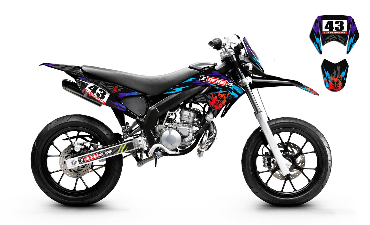 Kit déco Pornseries Derbi DRD X-Treme / Gilera Bloc 43