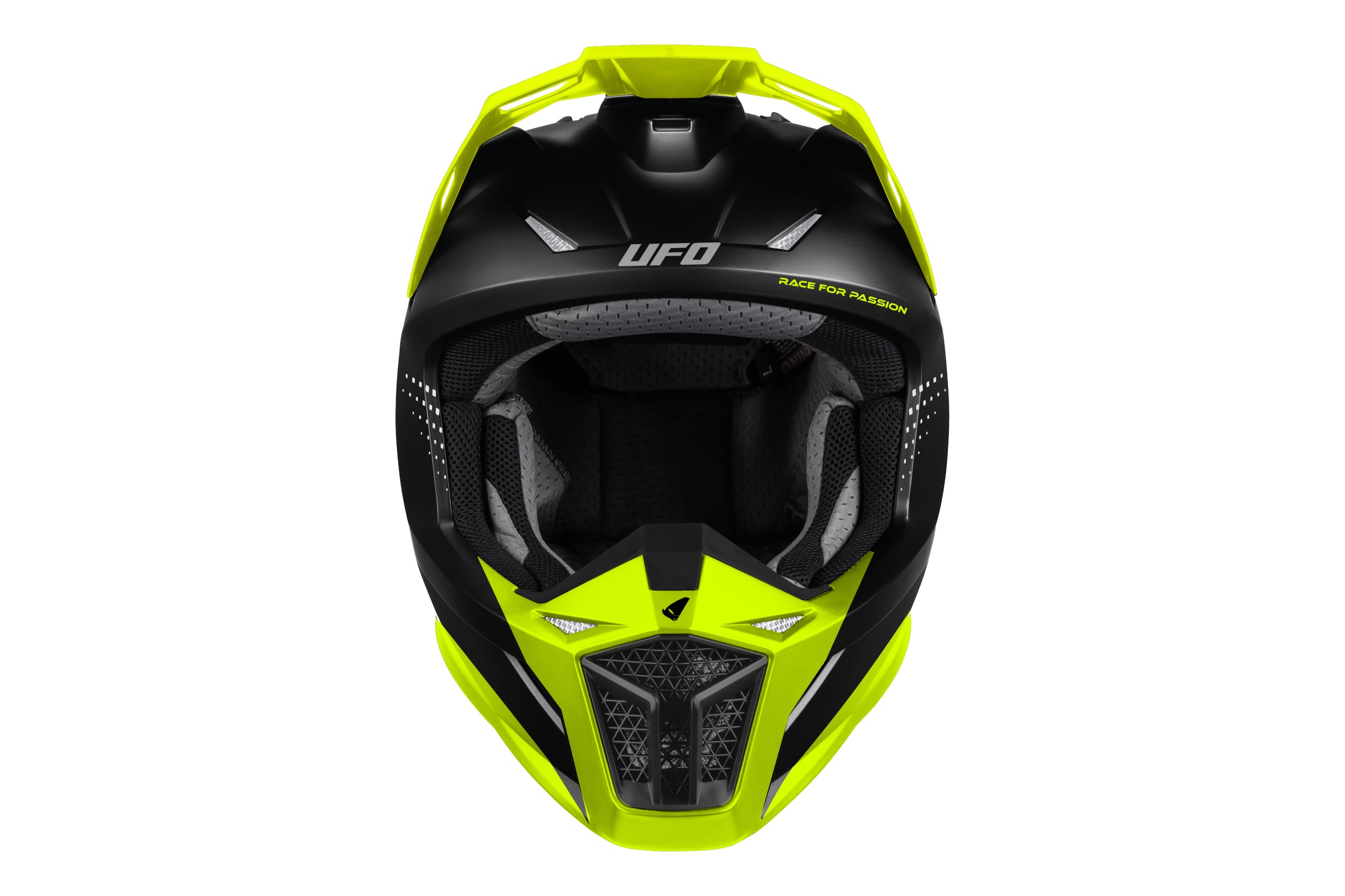 Kit déco Casque RAYSON HE13010 — gris/jaune fluo
