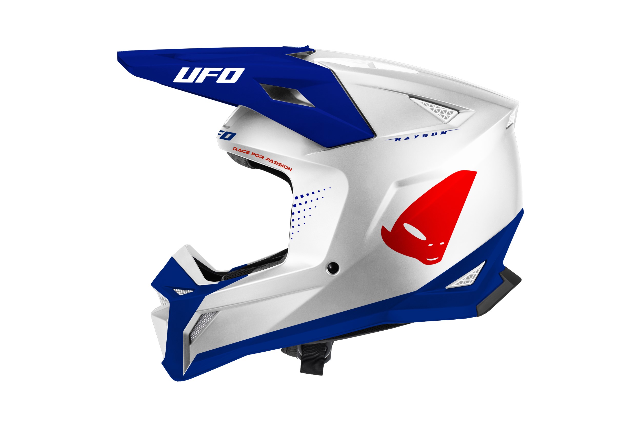 Kit déco Casque RAYSON HE13010 — bleu/blanc/rouge