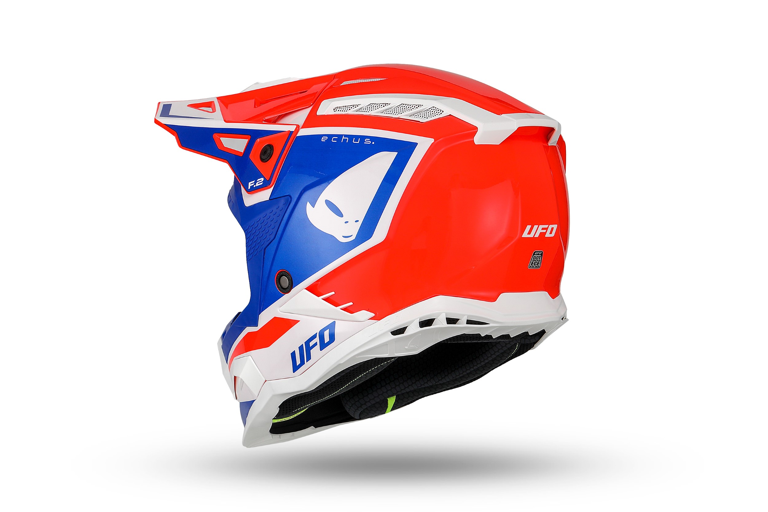 Kit déco Casque Echus HE13100 — rouge/bleu
