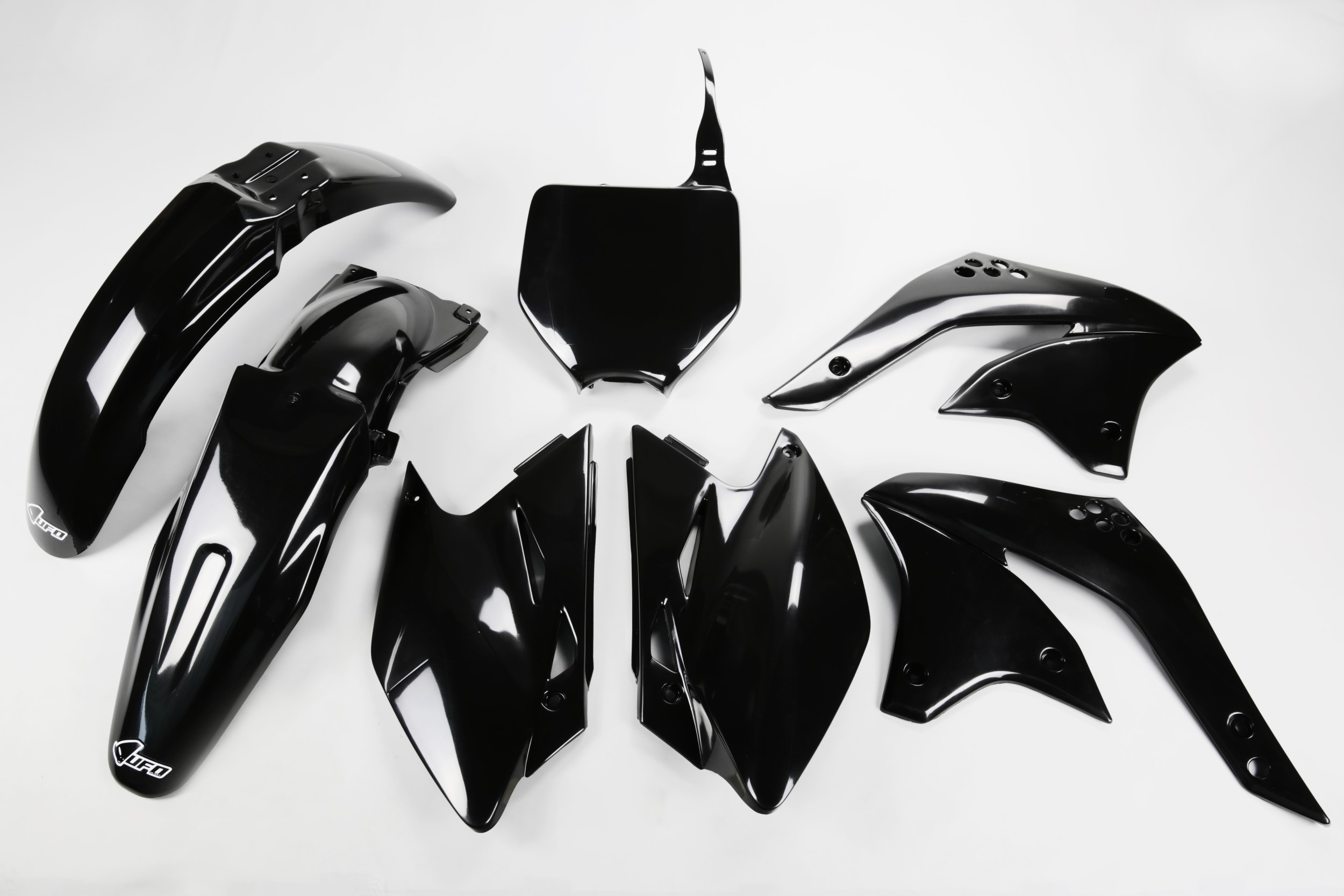 Kawasaki KXF 450 2008-2008 Kits Plastique Sans Protège-fourches