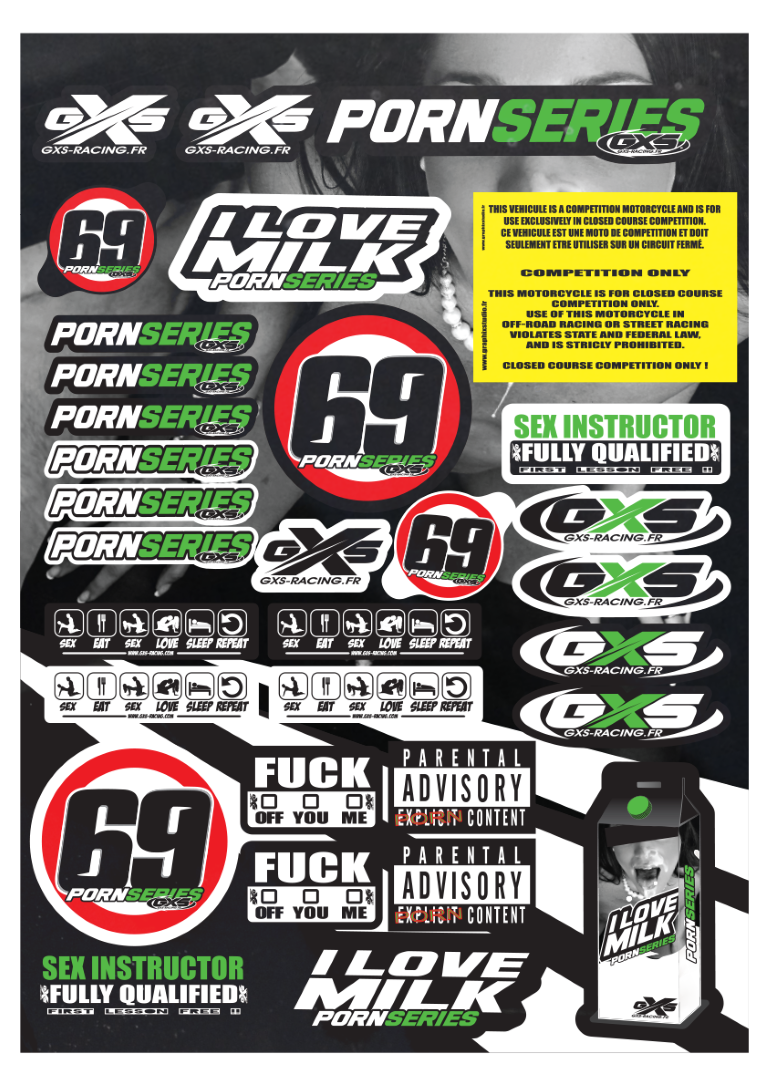 Kit déco Planche A3 PORNSERIES
