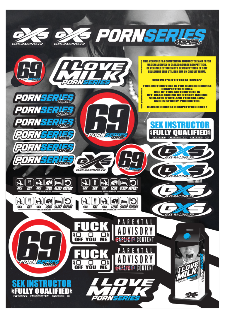 Kit déco Planche A3 PORNSERIES