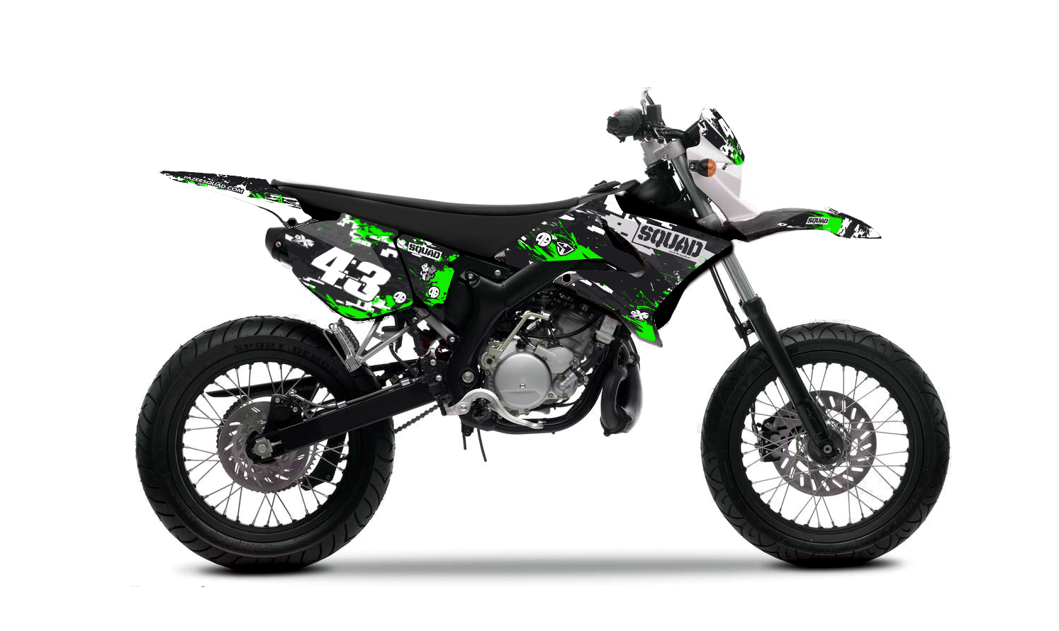 Kit déco Kit Déco Yamaha DT SQUAD Camo