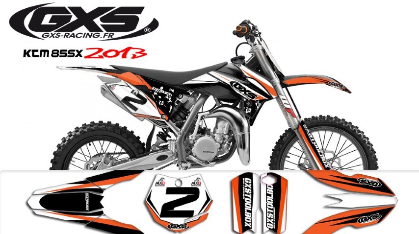 Kit déco Kit Déco KTM 85 SX 2013-2014-2015 GXS