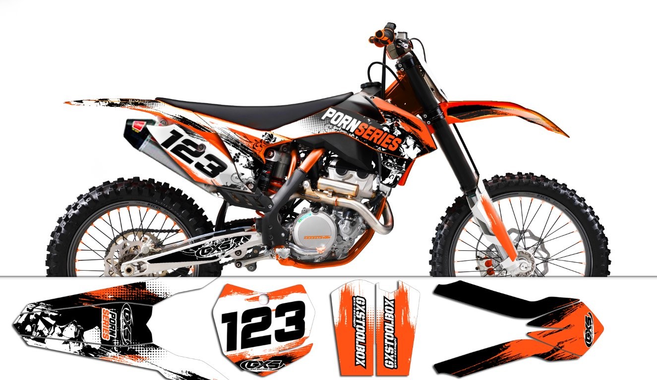 Kit déco KTM SX/SX-F 2013-2014 PornSeries