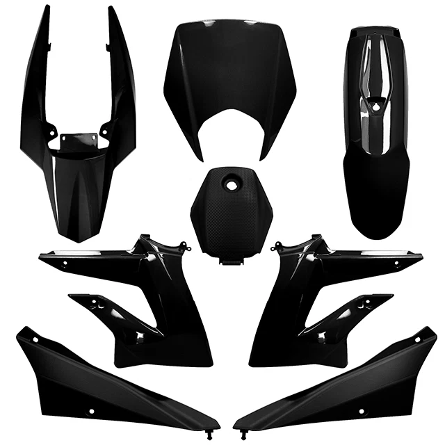 Kit déco Kit carénages Derbi Senda DRD Racing/X-Treme 11-17 — noir