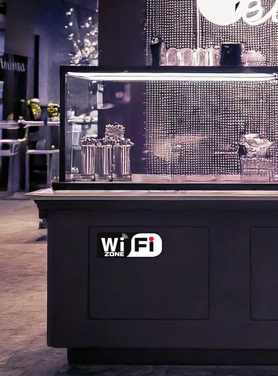 Autocollant Zone Wifi