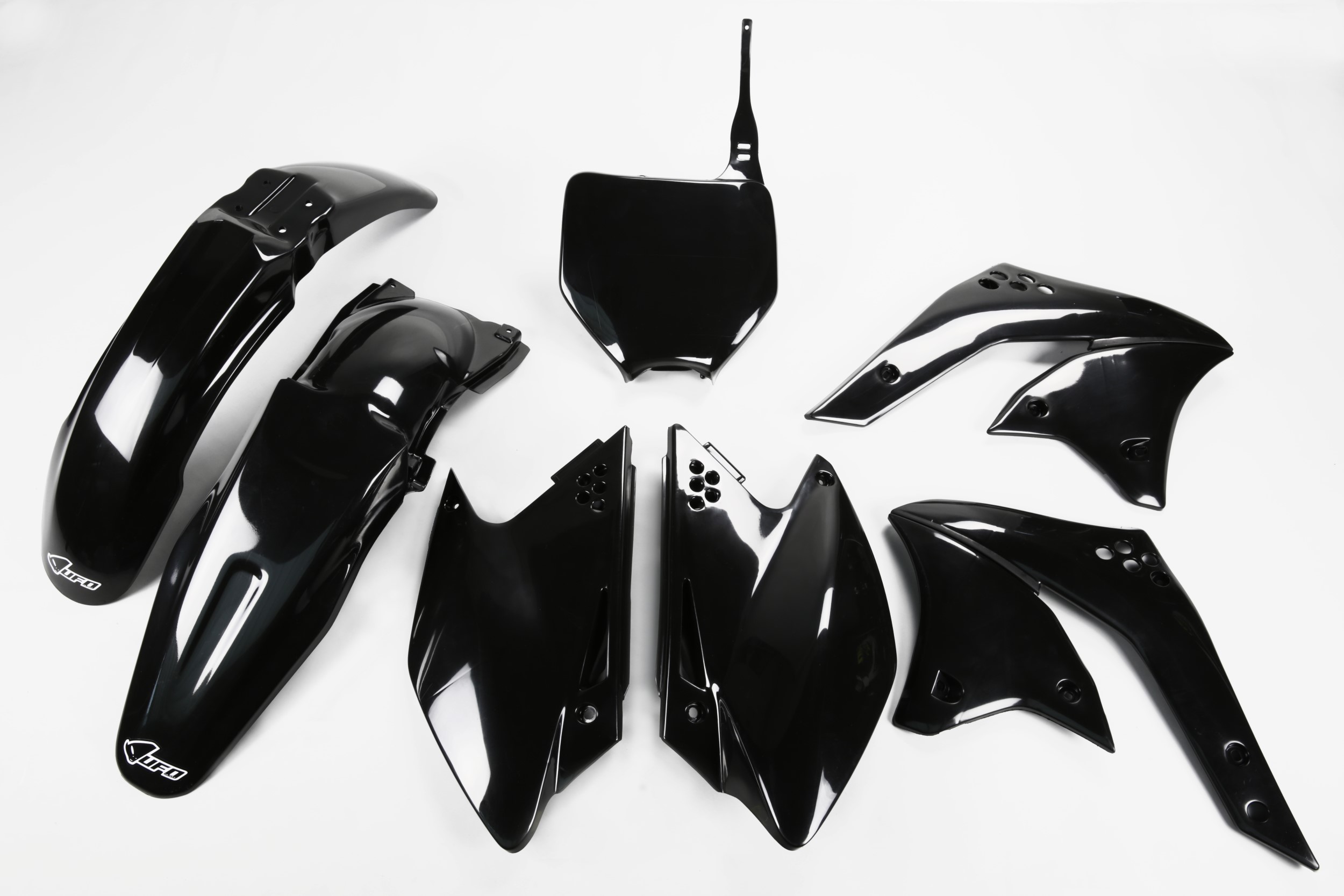 Kawasaki KXF 250 2008-2008 Kits Plastique Sans Protège-fourches