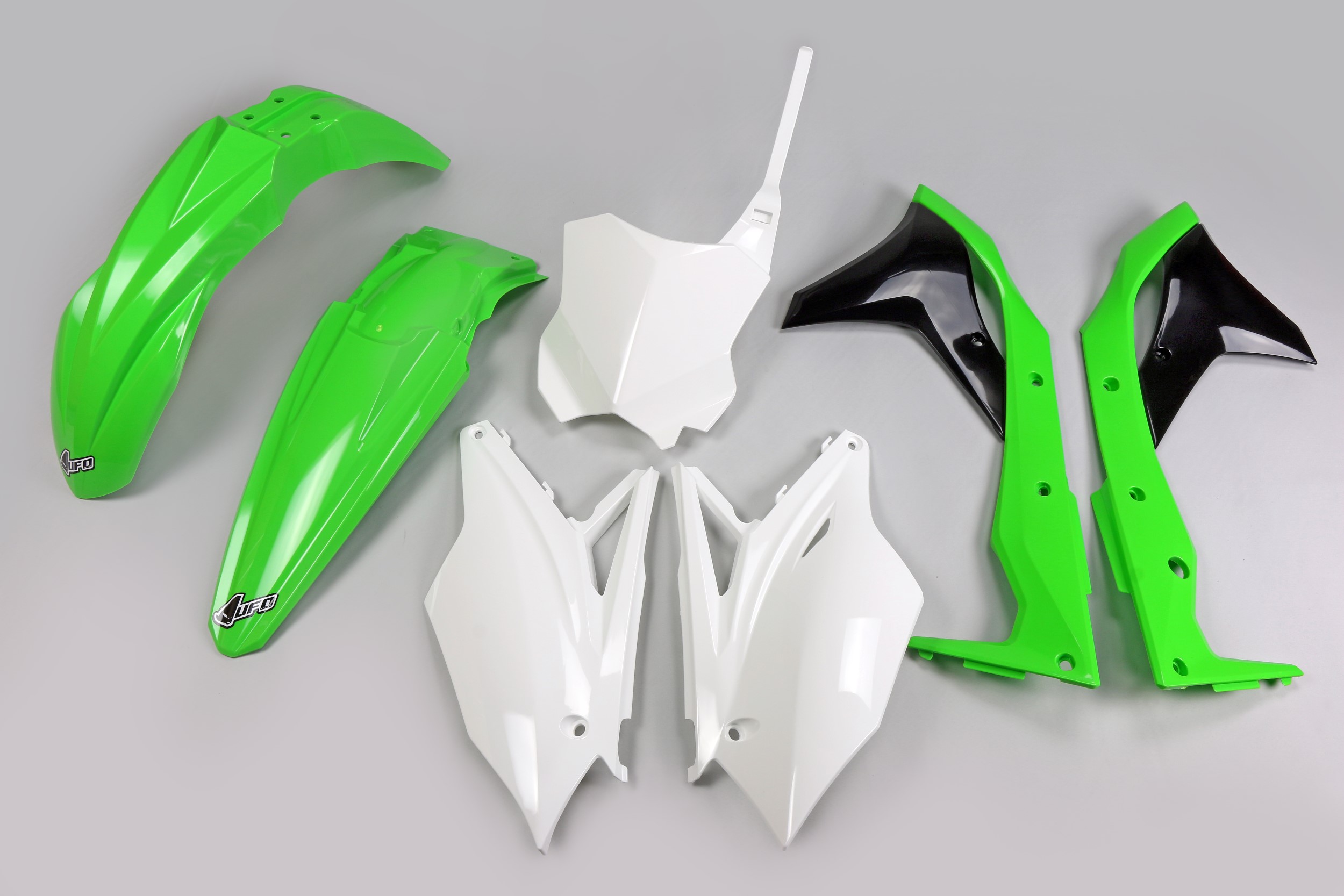 Kawasaki KXF 250 2017-2017 Kits Plastique Sans Protège-fourches