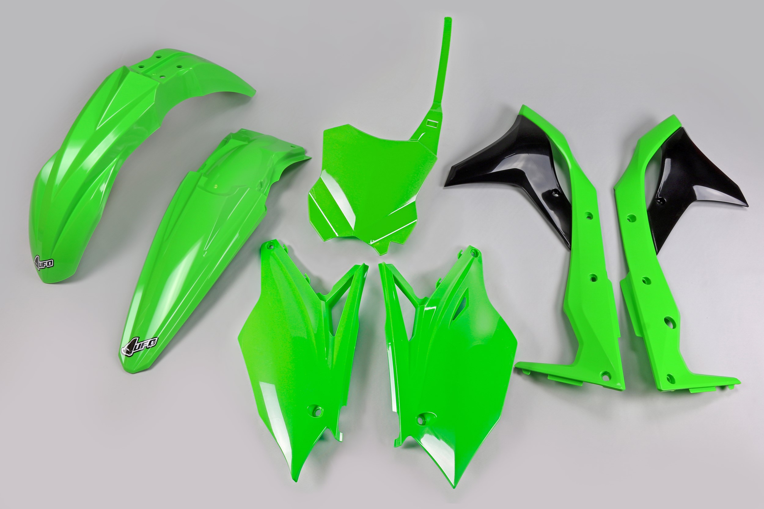 Kawasaki KXF 250 2018-2020 Kits Plastique Sans Protège-fourches — vue 7