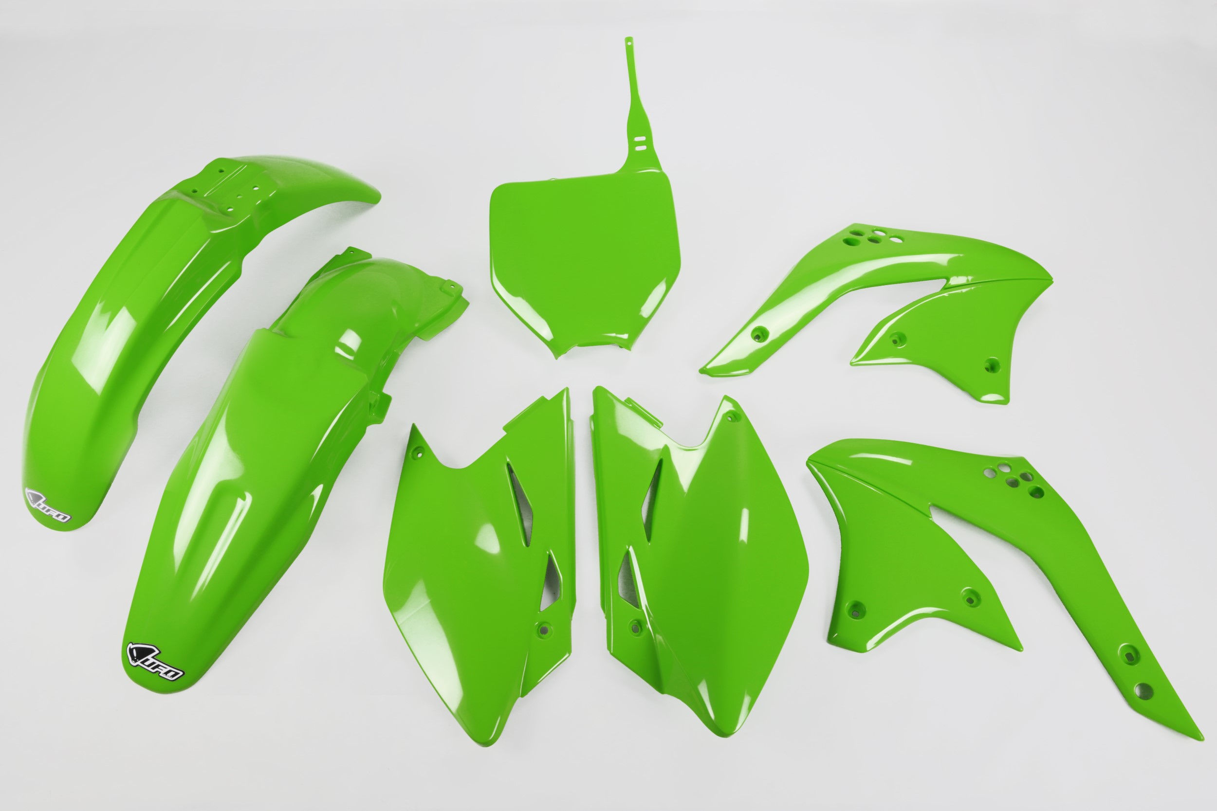 Kawasaki KXF 450 2008-2008 Kits Plastique Sans Protège-fourches