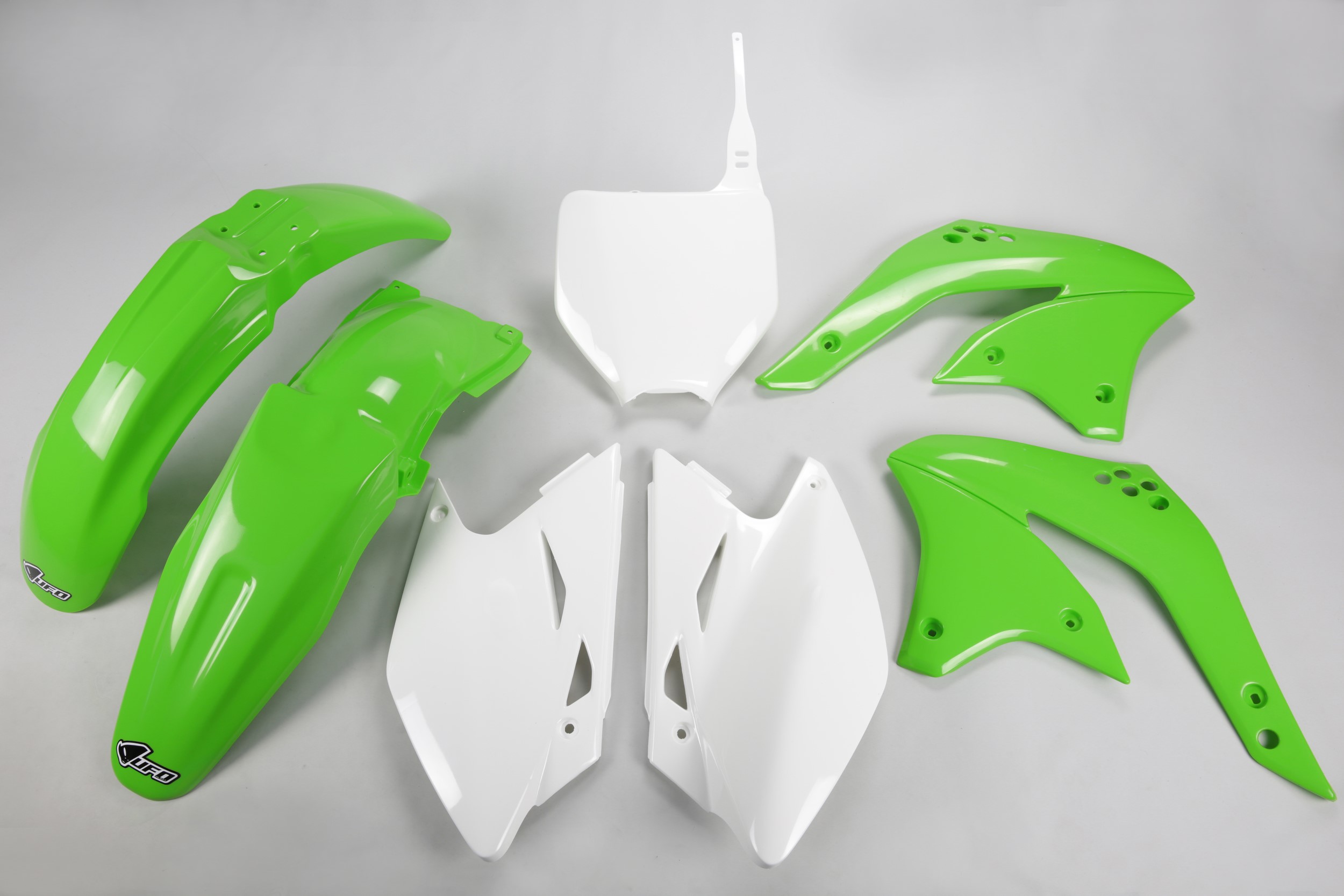 Kawasaki KXF 450 2008-2008 Kits Plastique Sans Protège-fourches