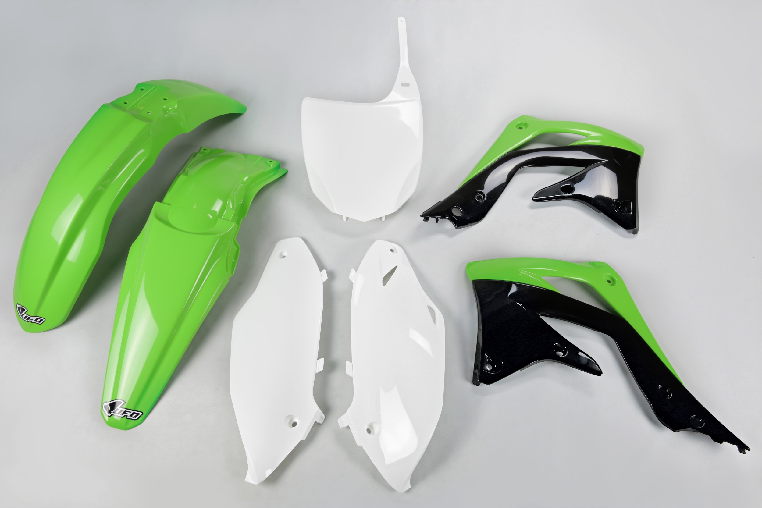 Kawasaki KXF 450 2012-2012 Kits Plastique Sans Protège-fourches