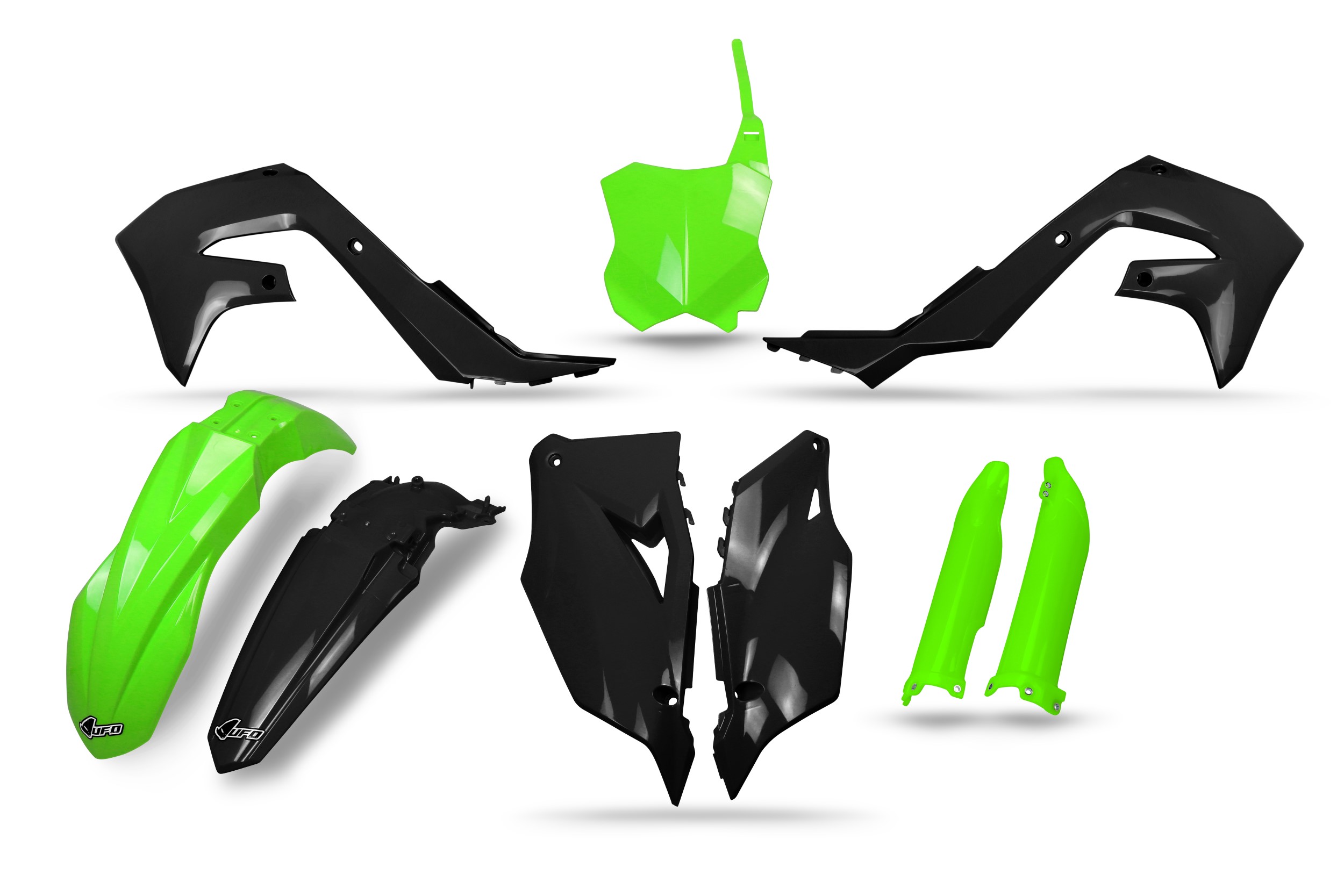 Kawasaki KXF 250 2021-2024 Kits Plastique Sans Protège-fourches