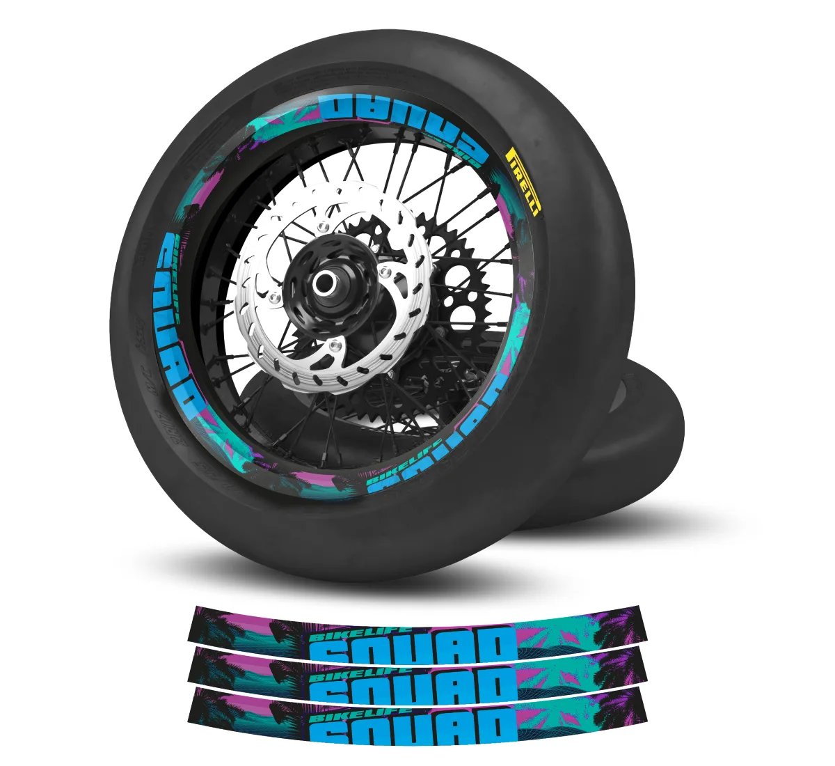 Kit déco de Jantes Bklf Bikesquad