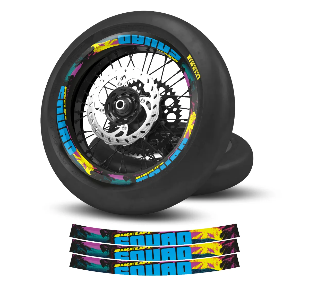 Kit déco de Jantes Bklf Bikesquad