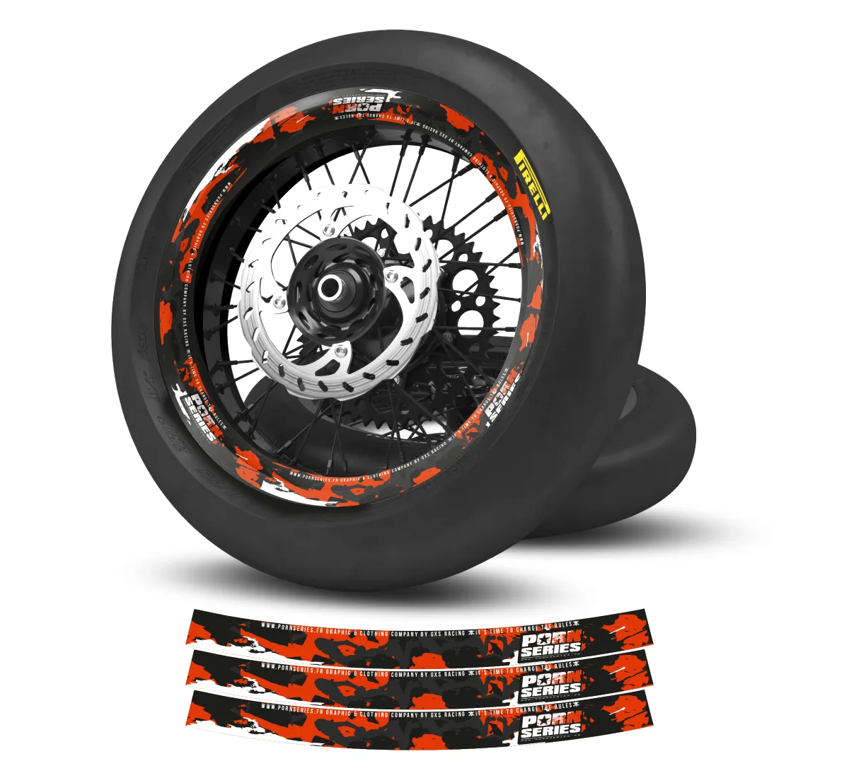 Kit déco de Jantes Pornseries V3 Camo