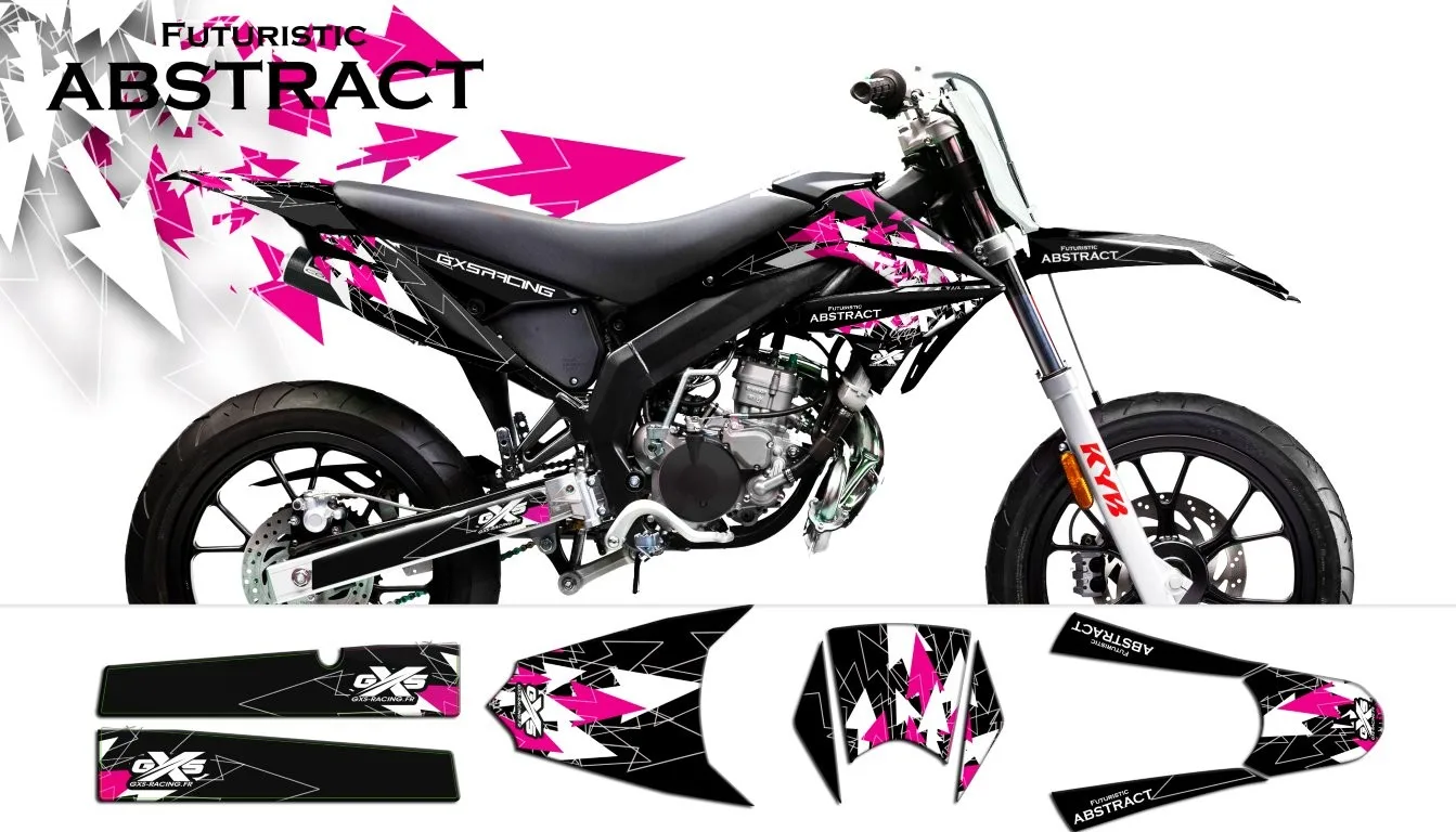Kit déco Derbi Drd X Treme 11 17 Gilera Abstract