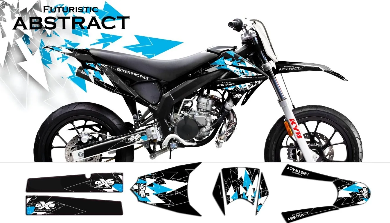 Kit déco Derbi Drd X Treme 11 17 Gilera Abstract