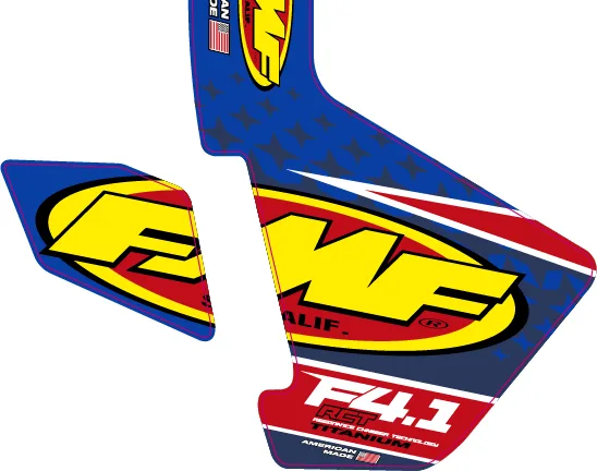Kit déco Echappement Fmf 4 Temps