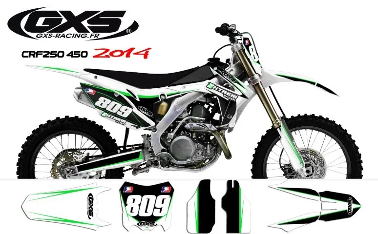 Kit déco Honda 250 450 CRF 2014 Trax