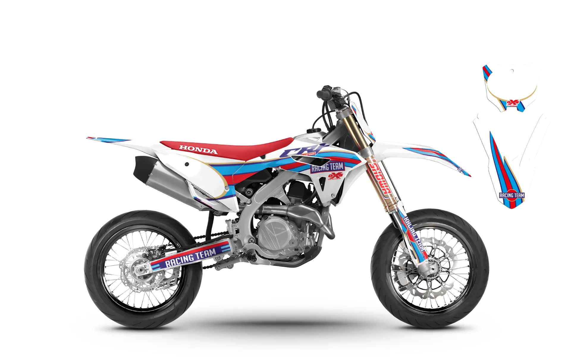 Kit déco kit déco honda 450 crf 2021 2023 racing team