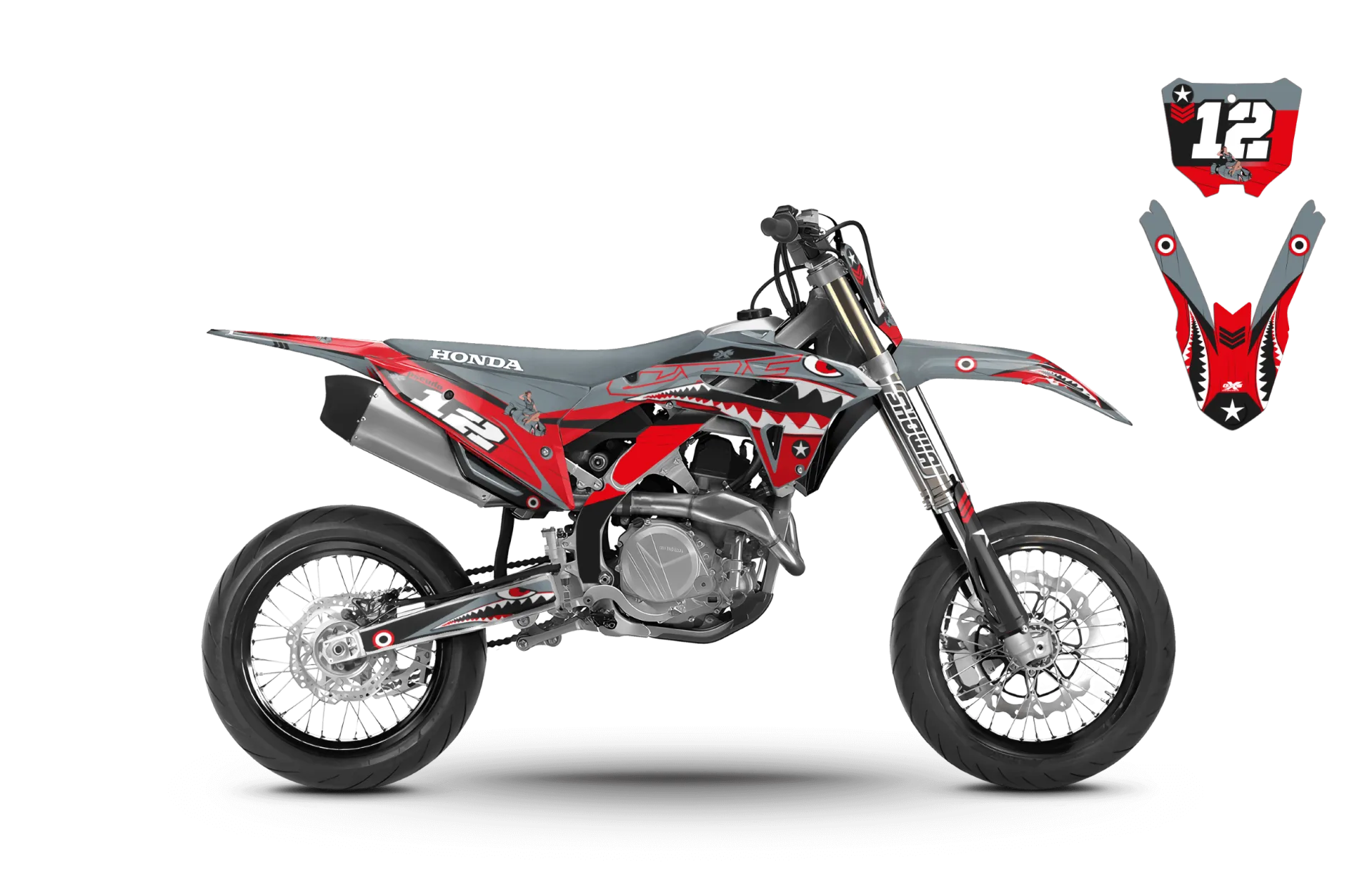 Kit déco Honda 450 CRF 2021-2024 Aircraft